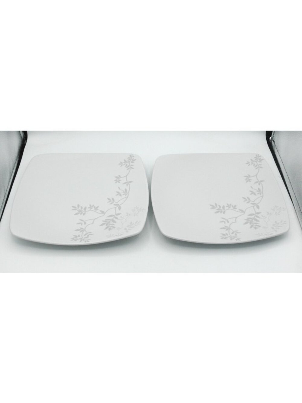 Zenses by Gibson Design 10 Inch Square Dinner Plate Set of 2 Pattern: GIDZEN